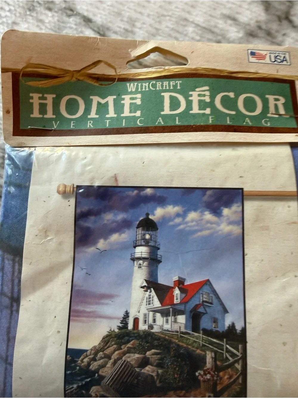 New Lighthouse Decor Flag 27”x37” James “JJ” Himsworth Print Made In USA